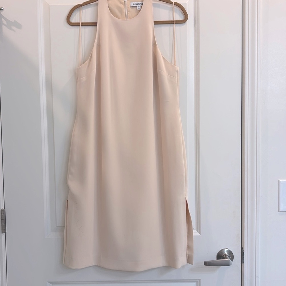 Elizabeth & James nude sheath dress
